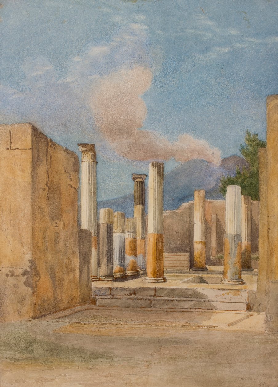 Pompeii: House of Pansa, via delle Terme, 184344 av Arthur Glennie