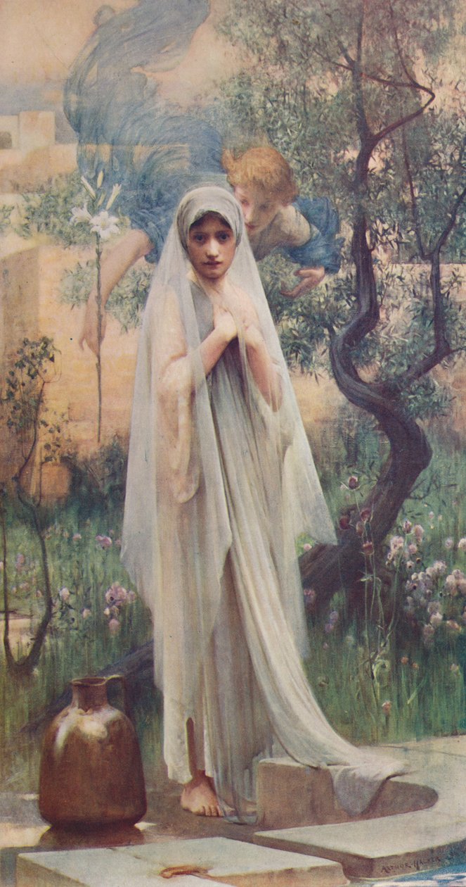 Bebudelsen, 1892, c1900 av Arthur Hacker