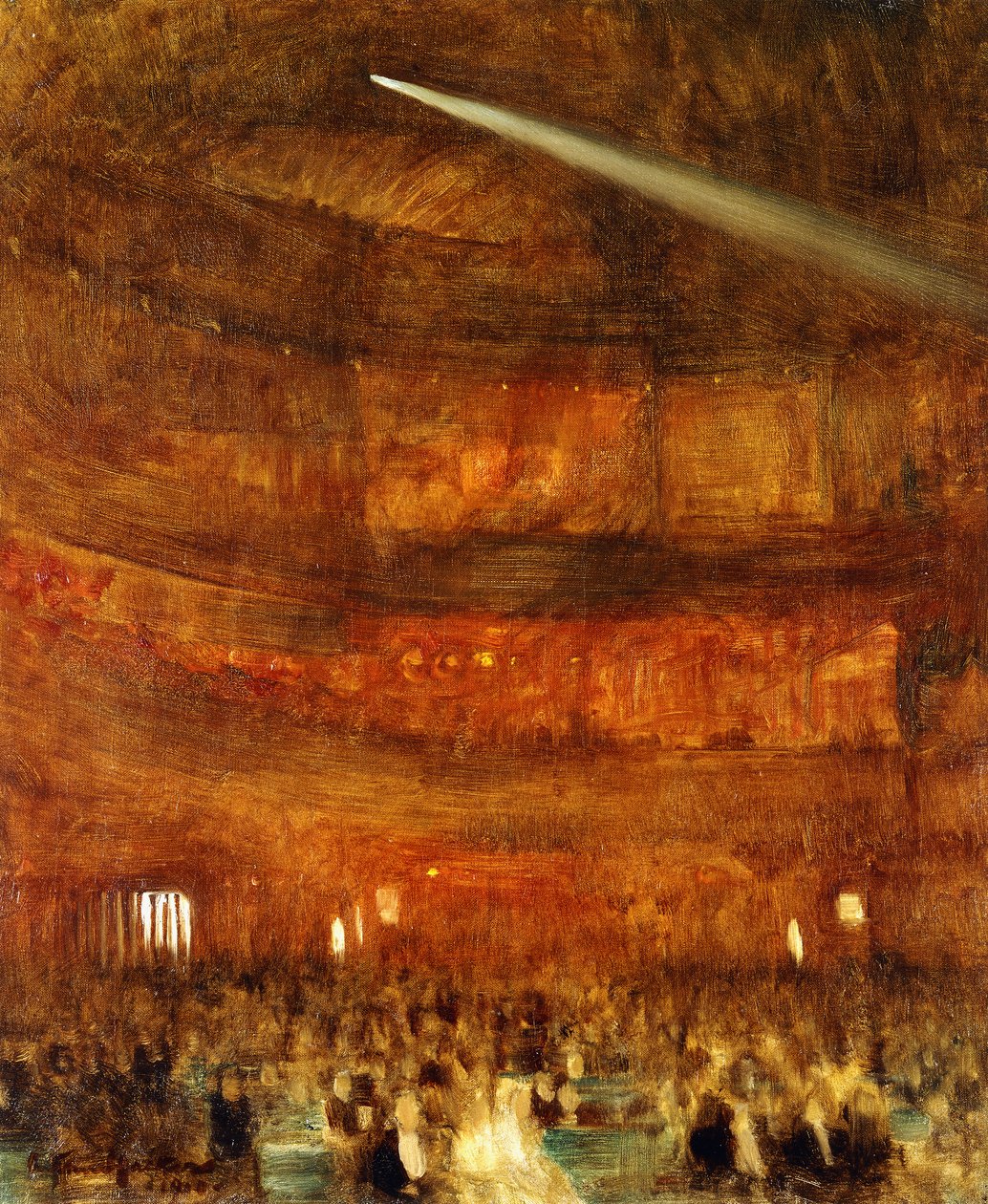 Interiøret til Alhambra Theatre, London, 1900, 1900 av Arthur Hacker