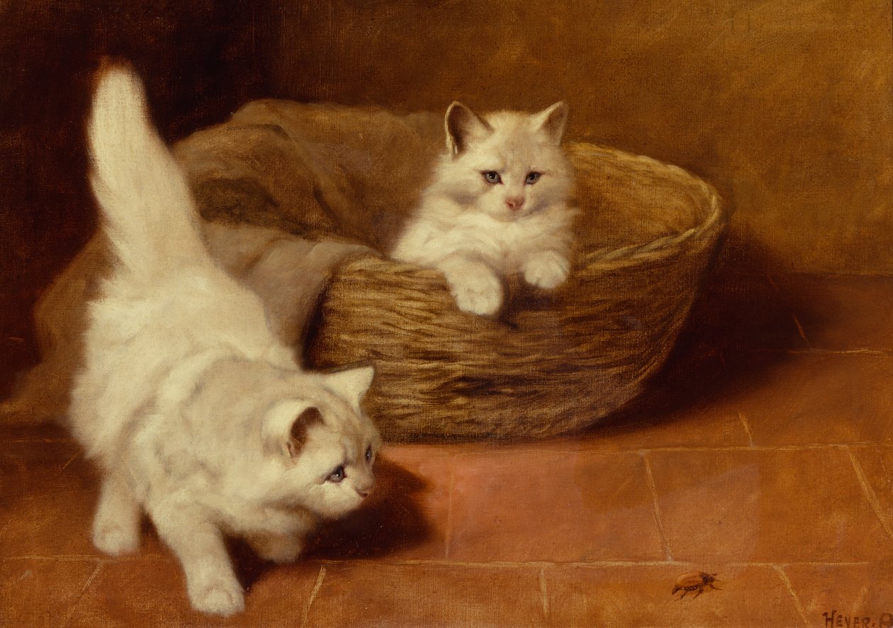 The Intruder (olje på lerret) av Arthur Heyer