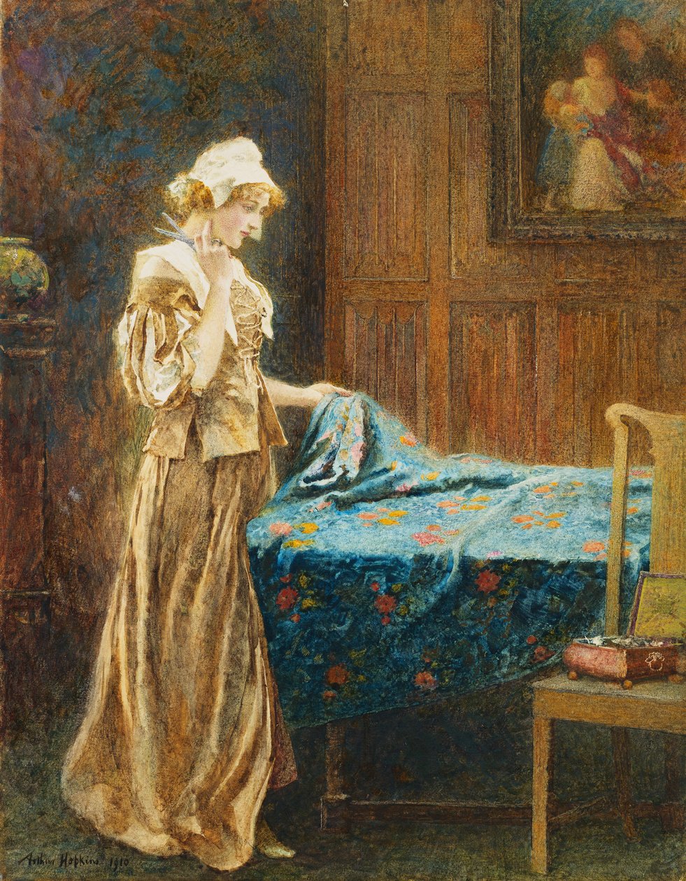 Et øyeblikks nøling, 1910 av Arthur Hopkins