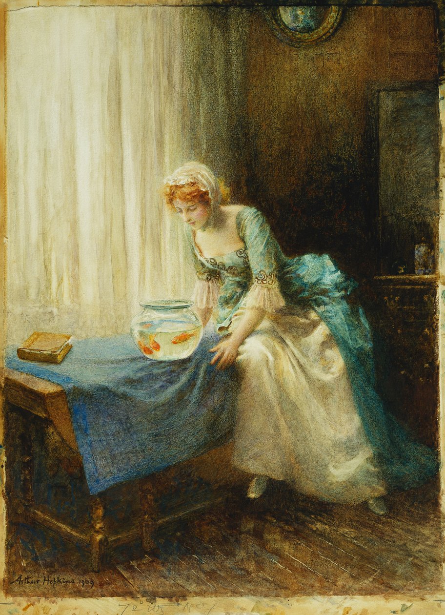 Gullfisk, 1909 av Arthur Hopkins