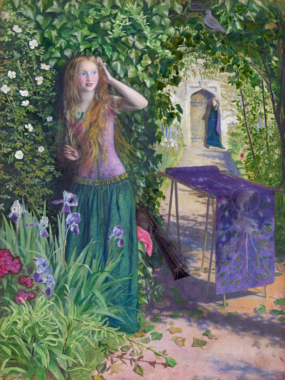 ""Fair Rosamund"" (Rosemonde Clifford, avant 1140-1175/1176) Peinture d