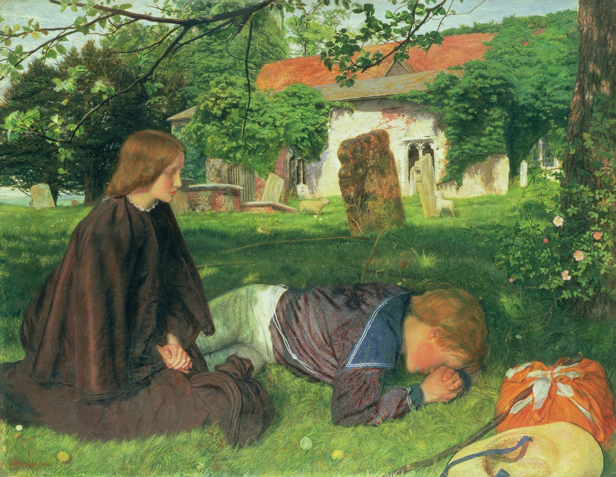 Hjem fra havet, 1862 av Arthur Hughes