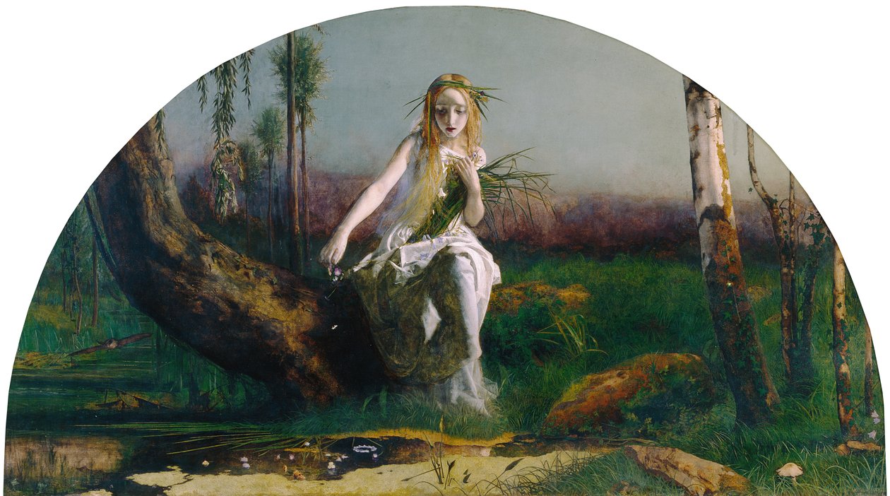 Ophelia av Arthur Hughes