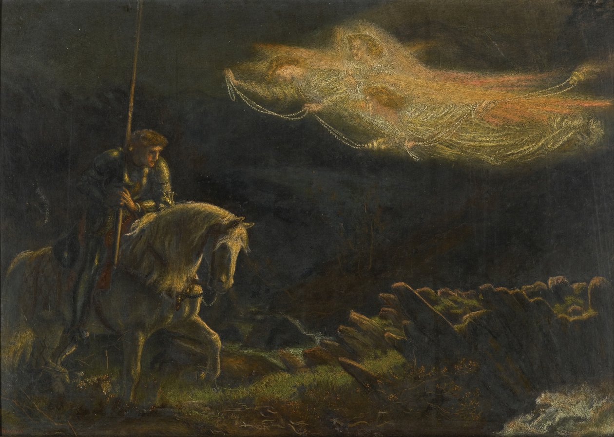 Sir Galahad. Jakten på den hellige gral av Arthur Hughes