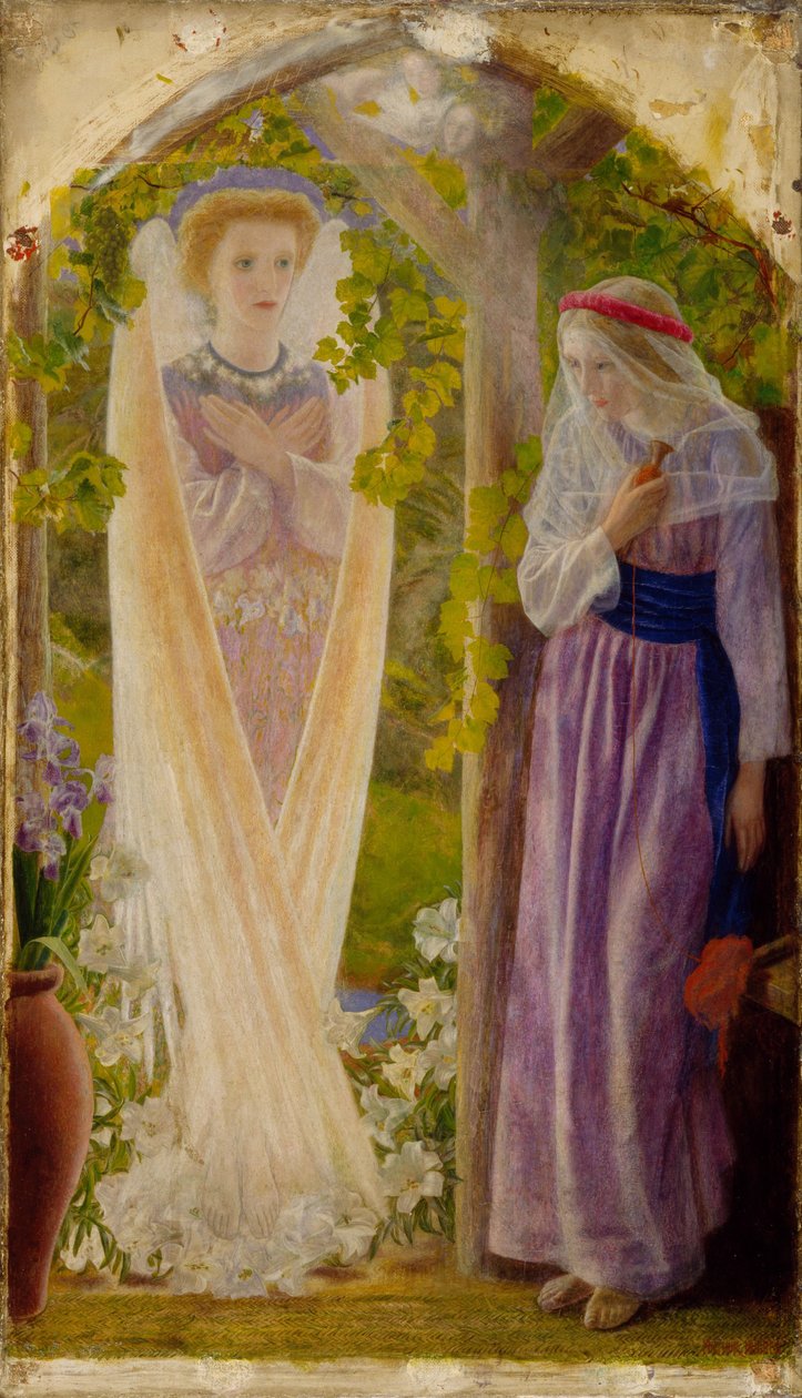 Bebudelsen, 1858 av Arthur Hughes
