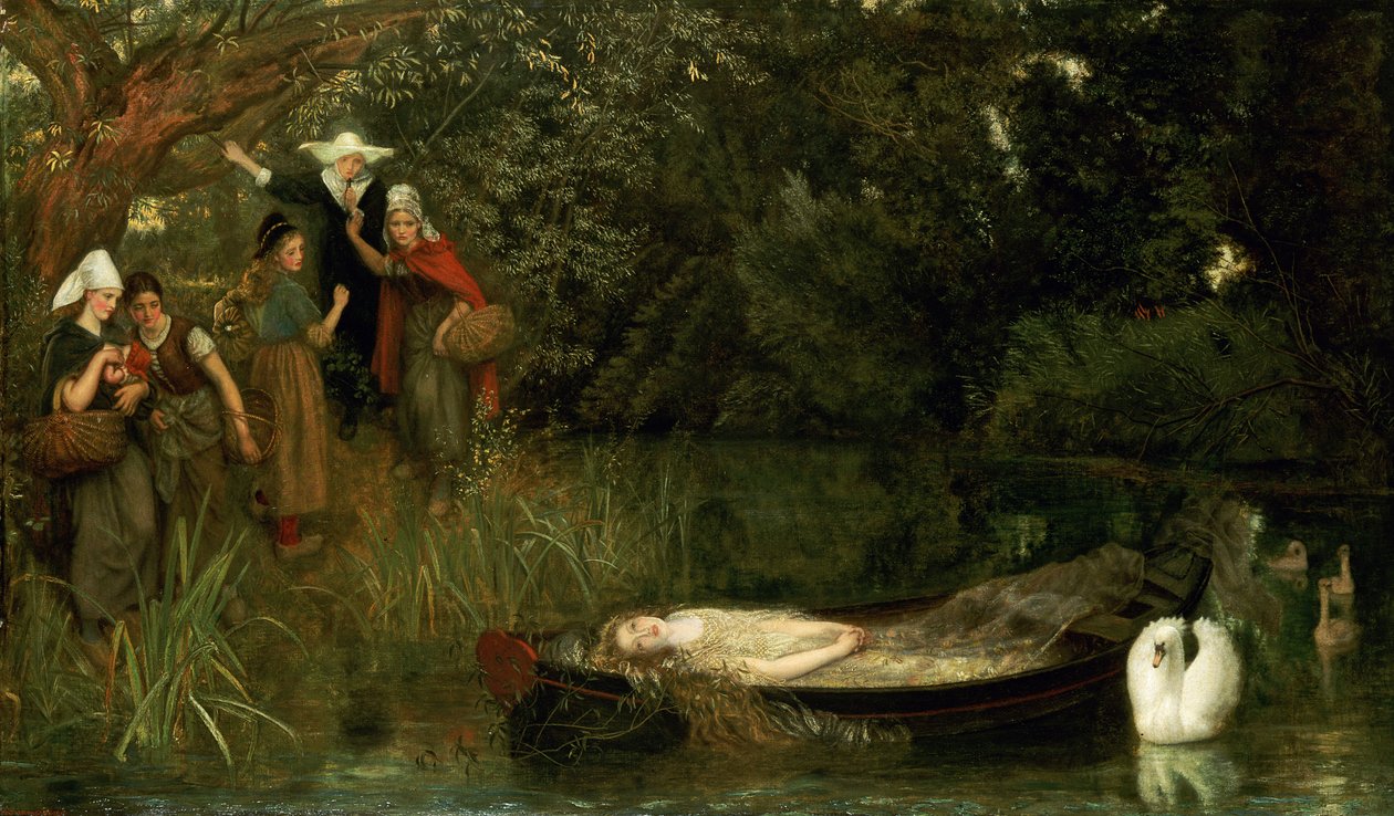 The Lady of Shalott, 1873 av Arthur Hughes
