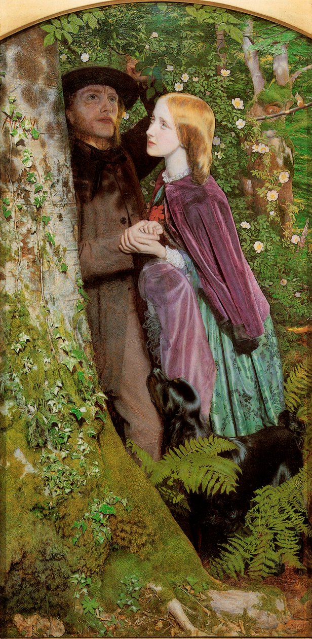 Det lange forlovelsen, 1859. av Arthur Hughes