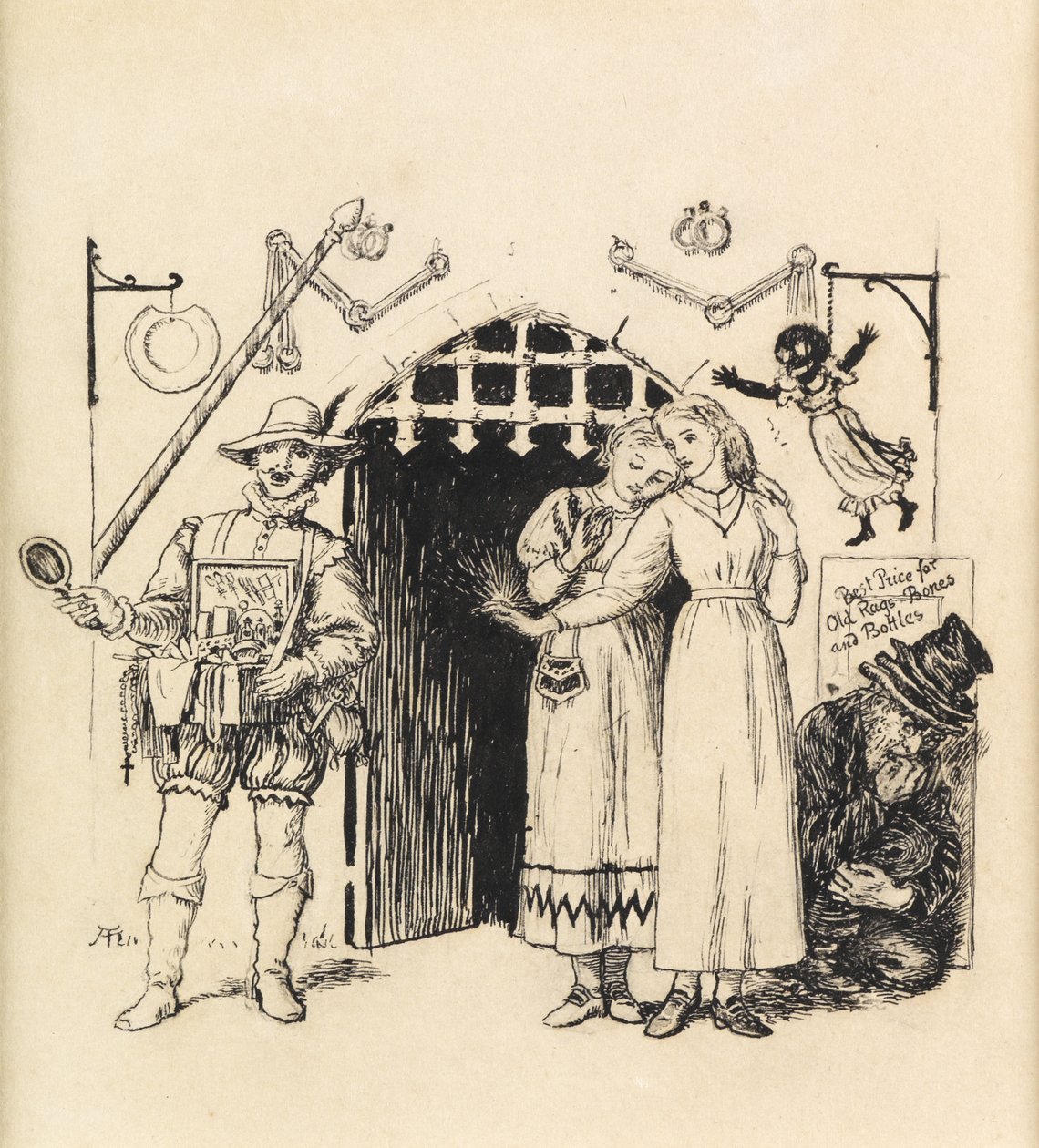 Peddlers diamant av Arthur Hughes