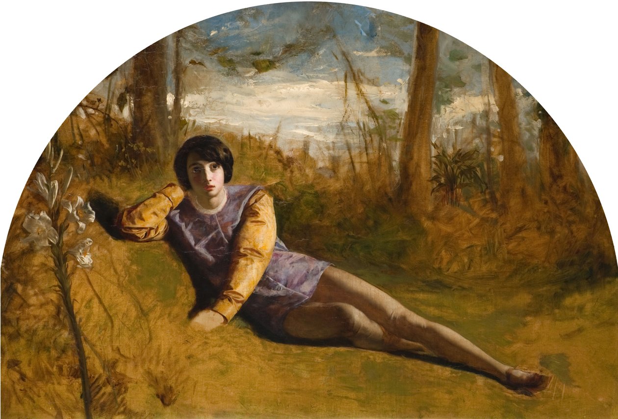 Den unge dikteren, 1849. av Arthur Hughes