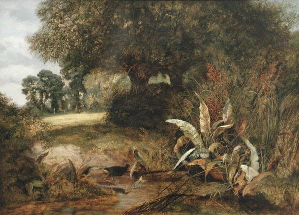 A Quiet Nook (olje på lerret) av Arthur J. Stark