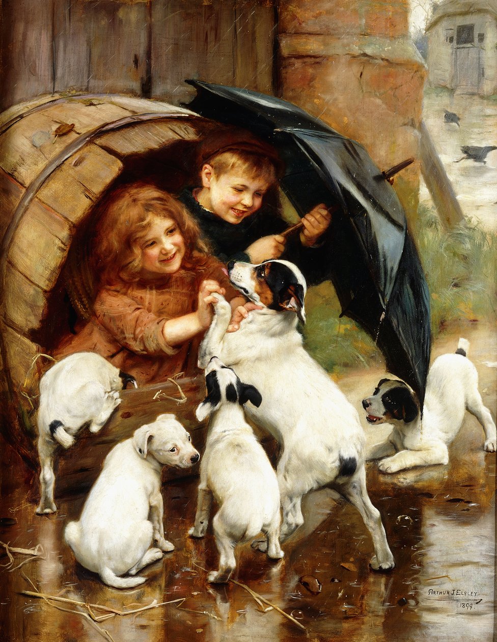 Full innside av Arthur John Elsley