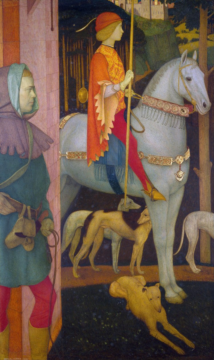 ""Kilhwych, kongens sønn"" Maleri av Arthur Joseph Gaskin (1862-1928) 1901 Birmingham museum og kunstgalleri av Arthur Joseph Gaskin