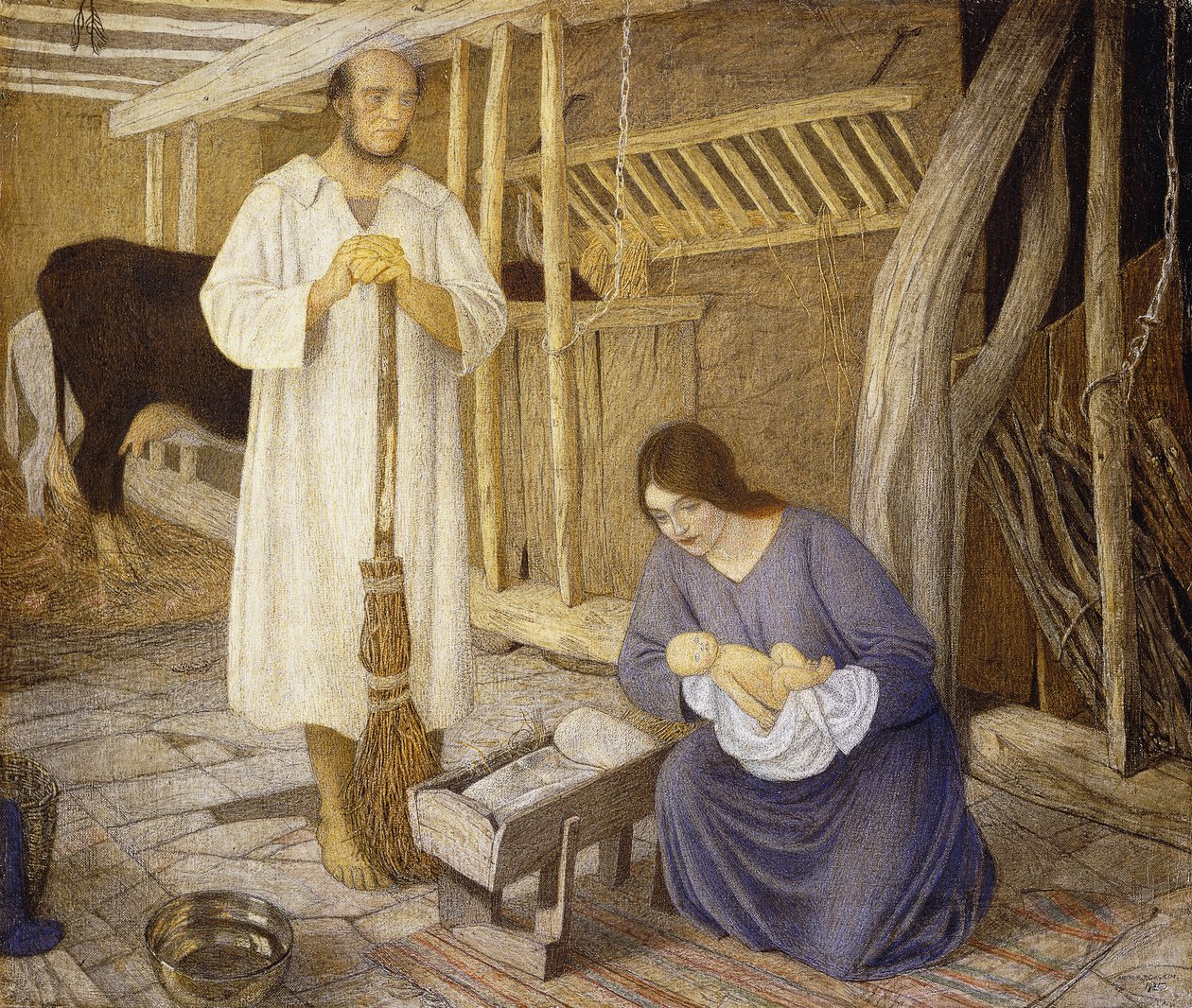 Fødselen, 1925 av Arthur Joseph Gaskin
