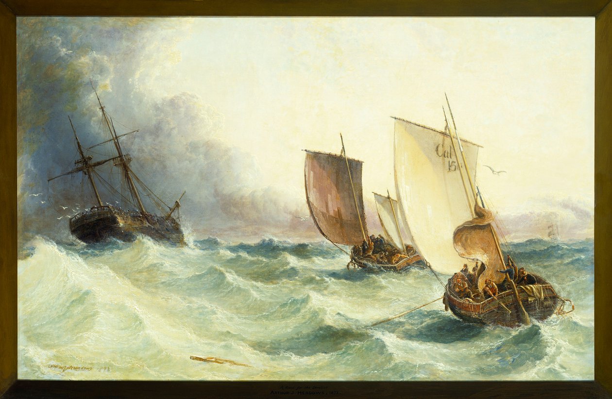 Et løp for de forlatte, 1873 av Arthur Joseph Meadows