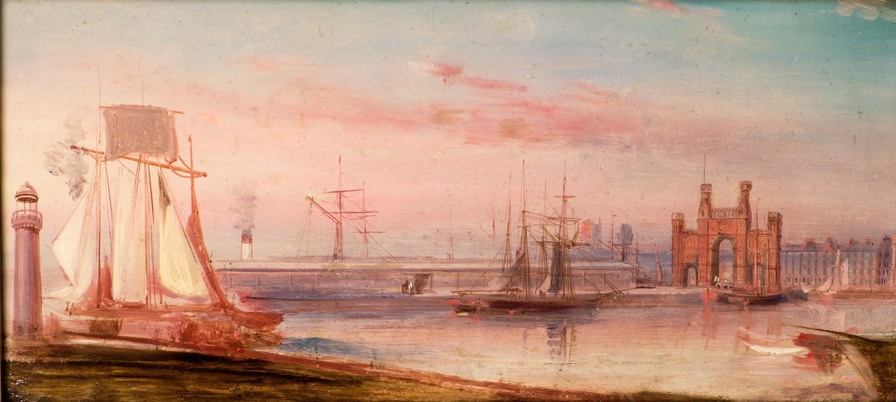 Earl Grey Dock, med skipet 