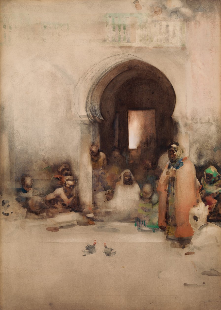 Hanekamp, 1900. av Arthur Melville