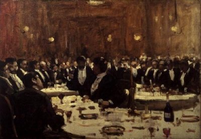 Selskap på middag av Arthur Melville