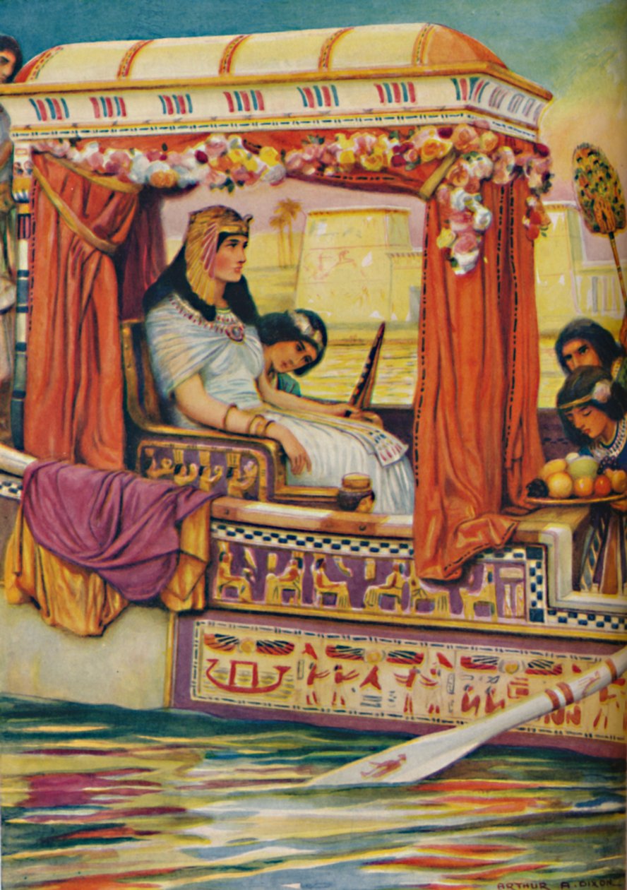 Cleopatra - The Serpent of Old Nile in the Royal Galley, c1925 av Arthur Percy Dixon