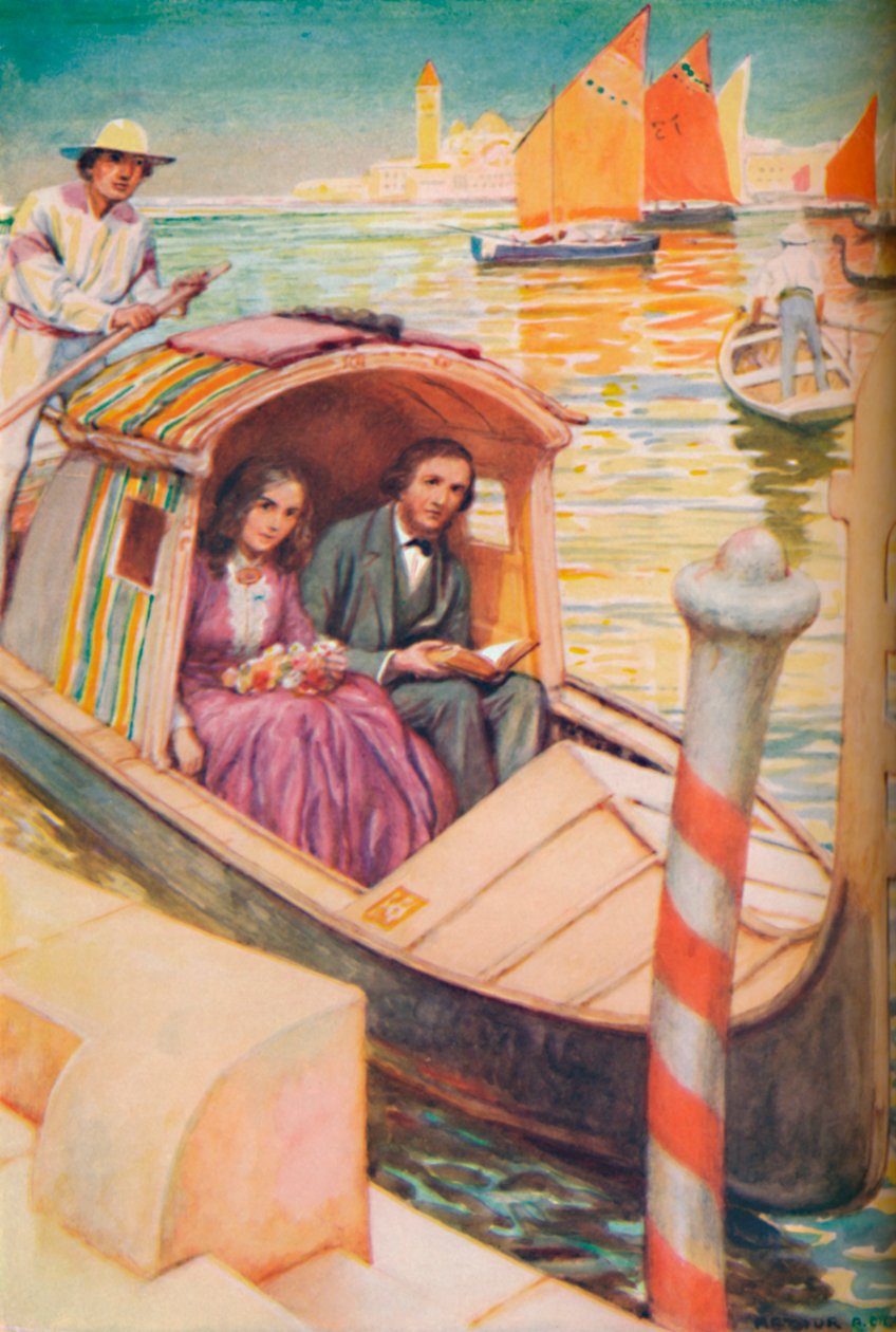 The Brownings i Gondola City, c1925 av Arthur Percy Dixon