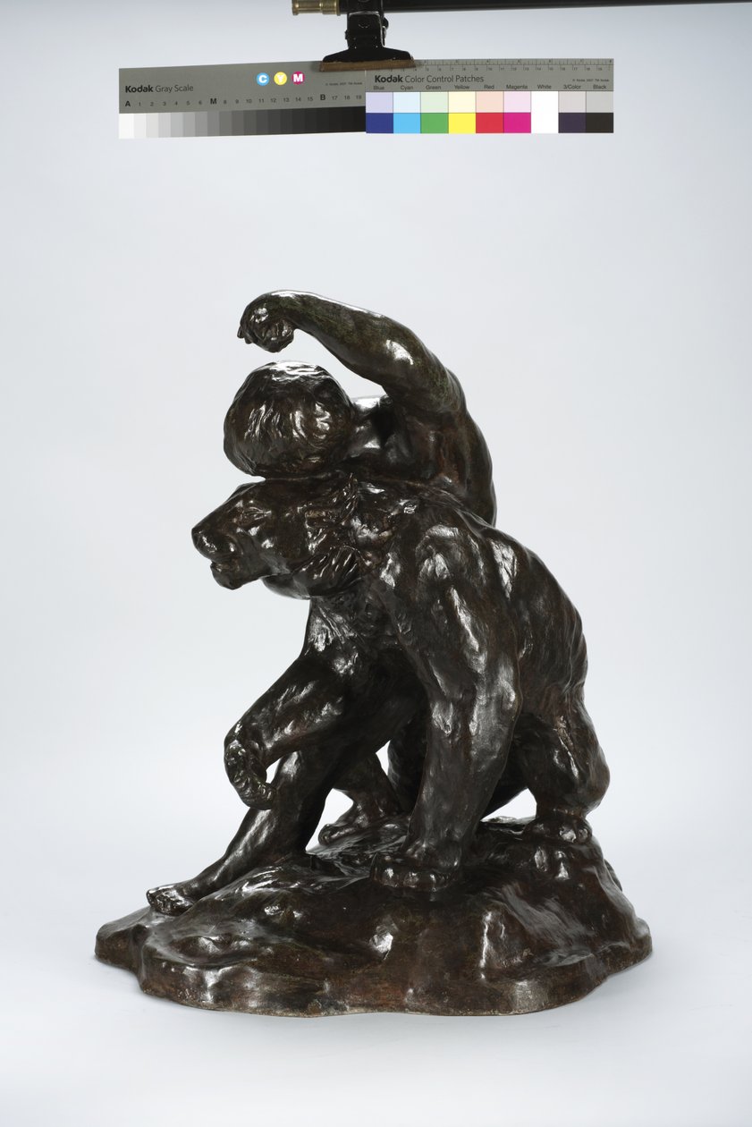 Puma and Child (bronse) av Arthur Putnam