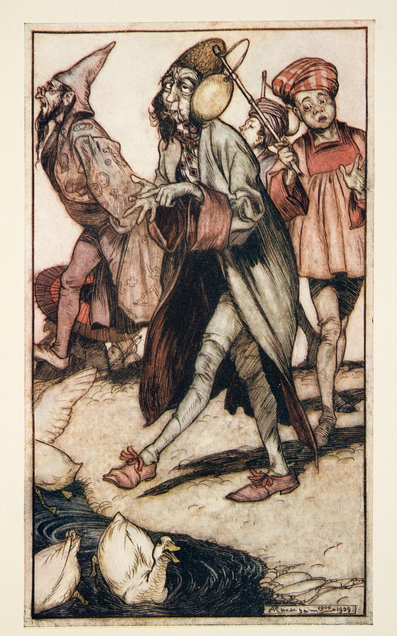 A Laputian Gentleman Tar a Walk, fra Gulliver