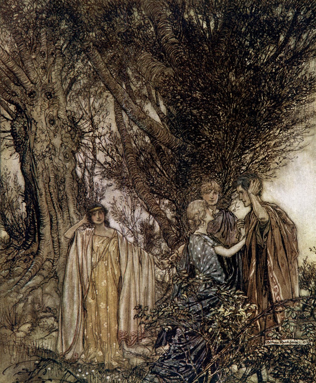 En midtsommernatts drøm av Arthur Rackham
