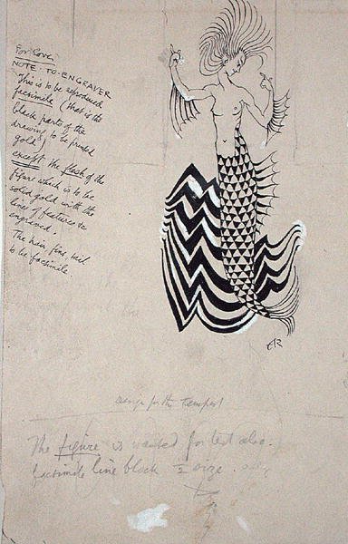 A Water-Nymph, forsideillustrasjon fra William Shakespeares 