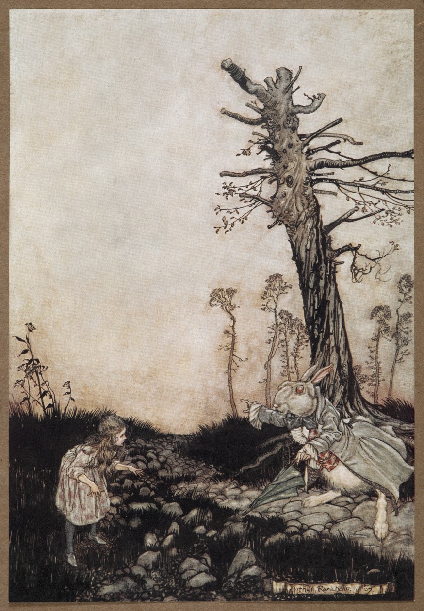 Alice og den hvite kaninen av Arthur Rackham