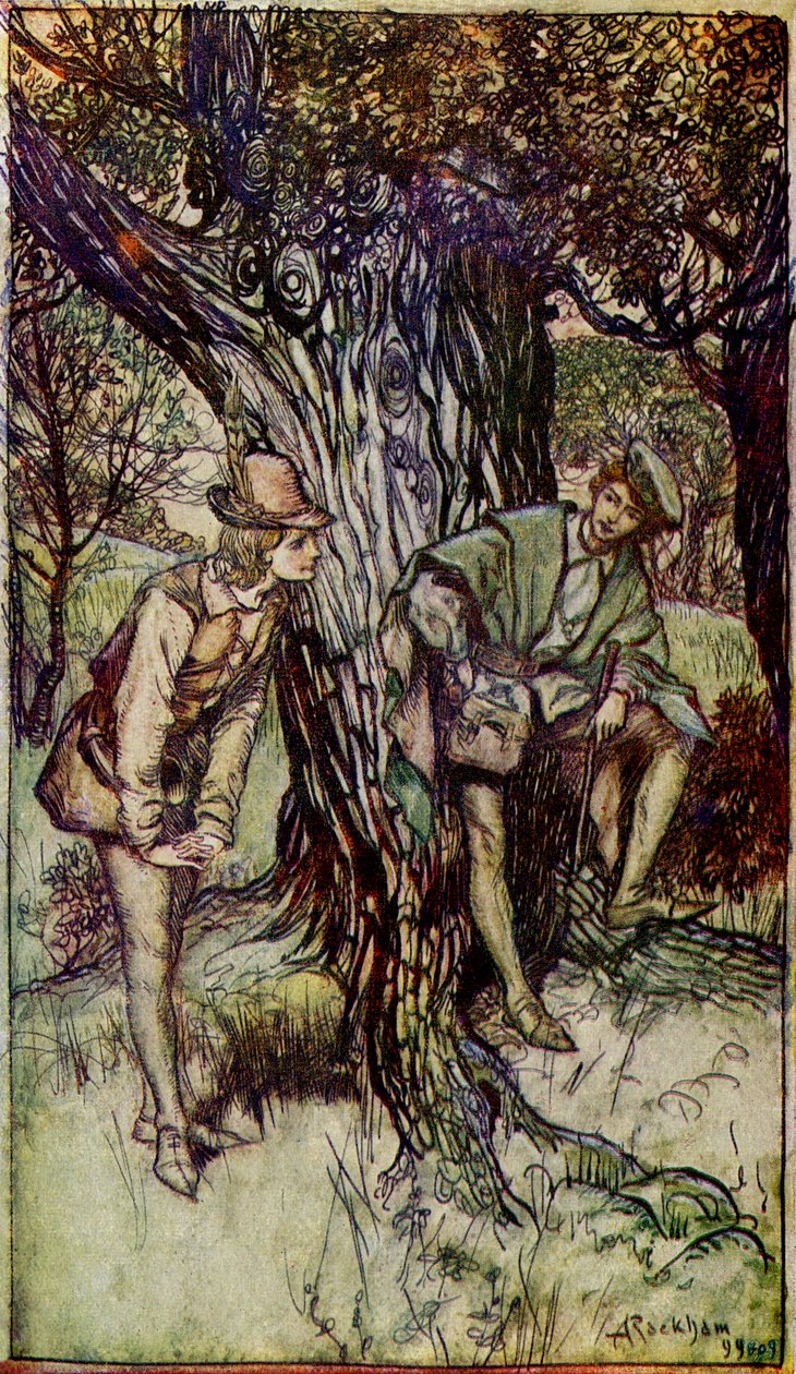 Som du liker av William Shakespeare av Arthur Rackham