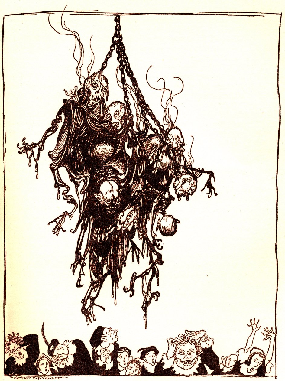 "Hop-Frog" av Edgar Allan Poe av Arthur Rackham