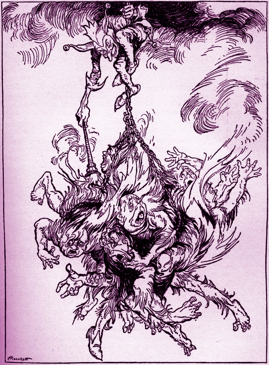 "Hop-Frog" av Edgar Allan Poe av Arthur Rackham