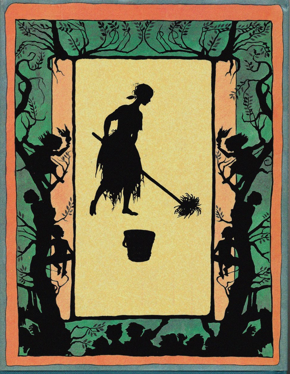 Illustrasjon for Fairy Tale Askepott av Arthur Rackham