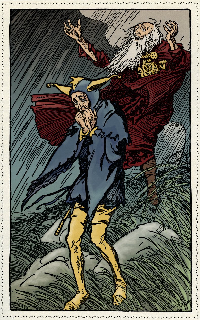 Kong Lear av William Shakespeare av Arthur Rackham