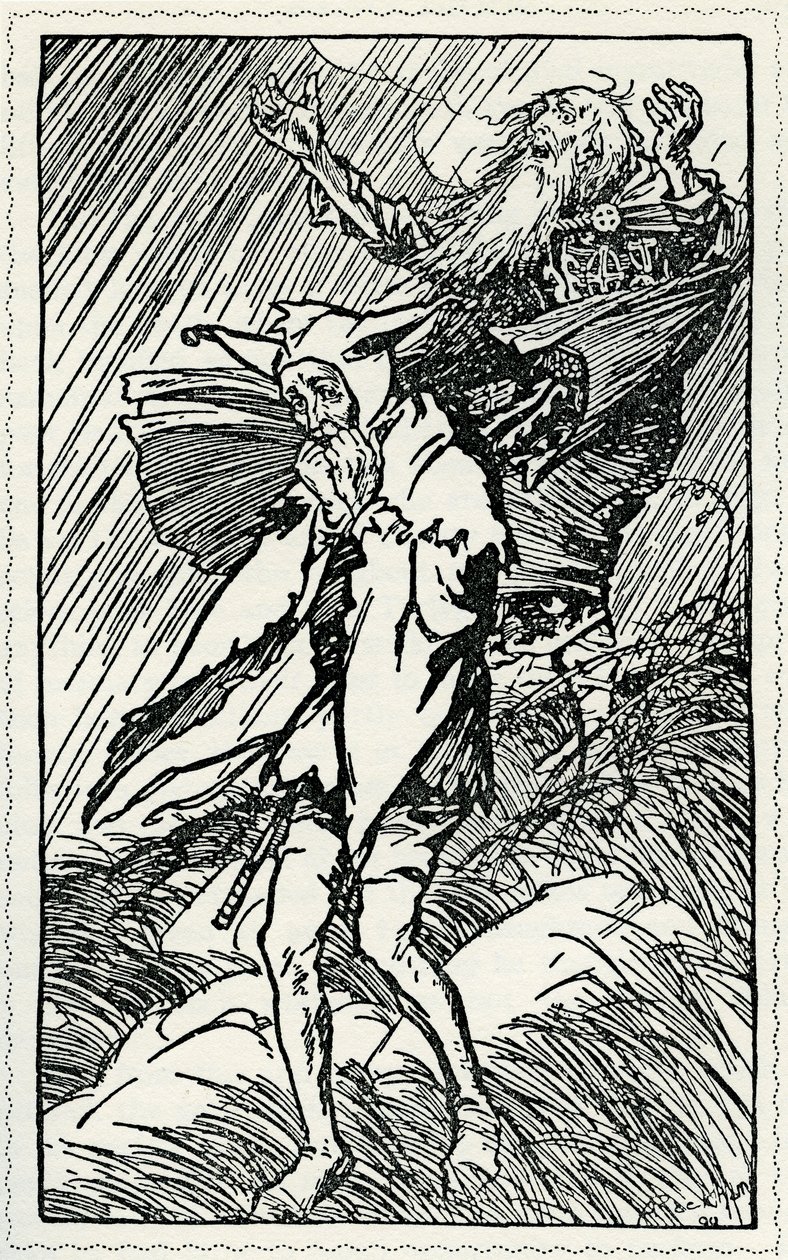 Kong Lear av William Shakespeare av Arthur Rackham