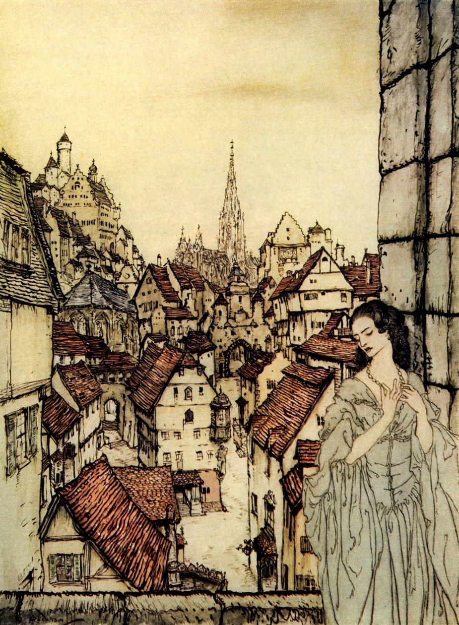 Ligeia av Edgar Allan Poe av Arthur Rackham