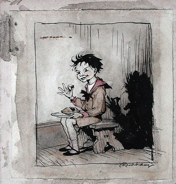Lille Jack Horner, illustrasjon fra 