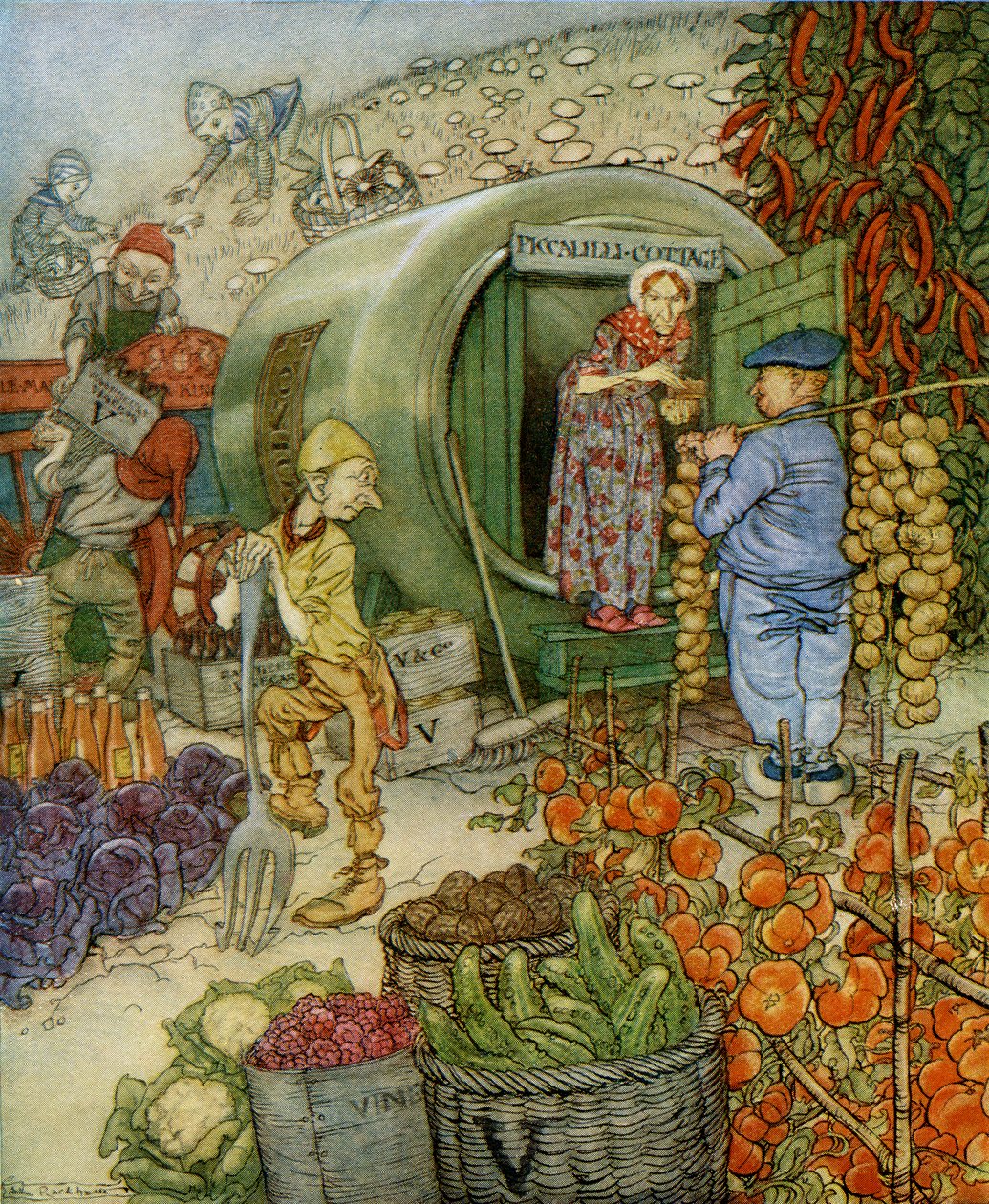 Herr og fru Eddik av Arthur Rackham