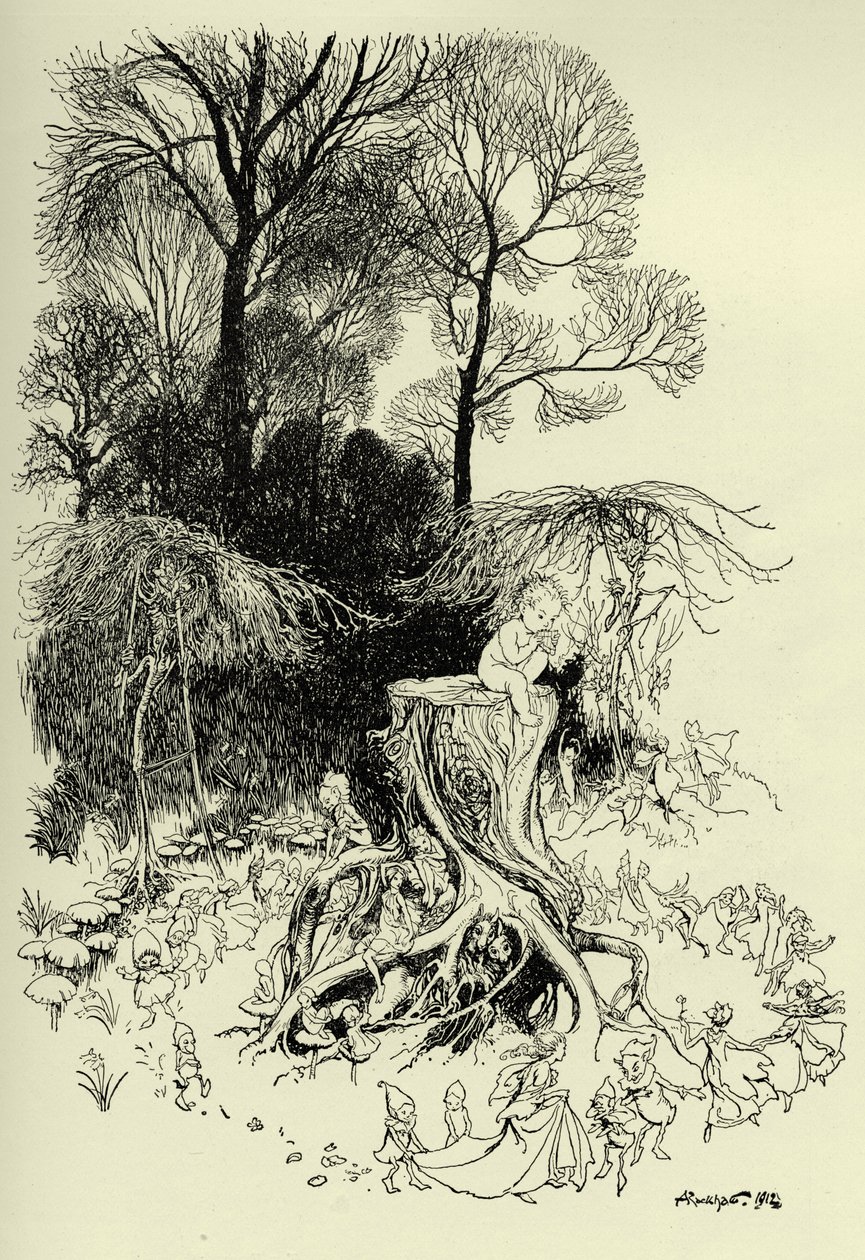Peter Pan og feer av Arthur Rackham