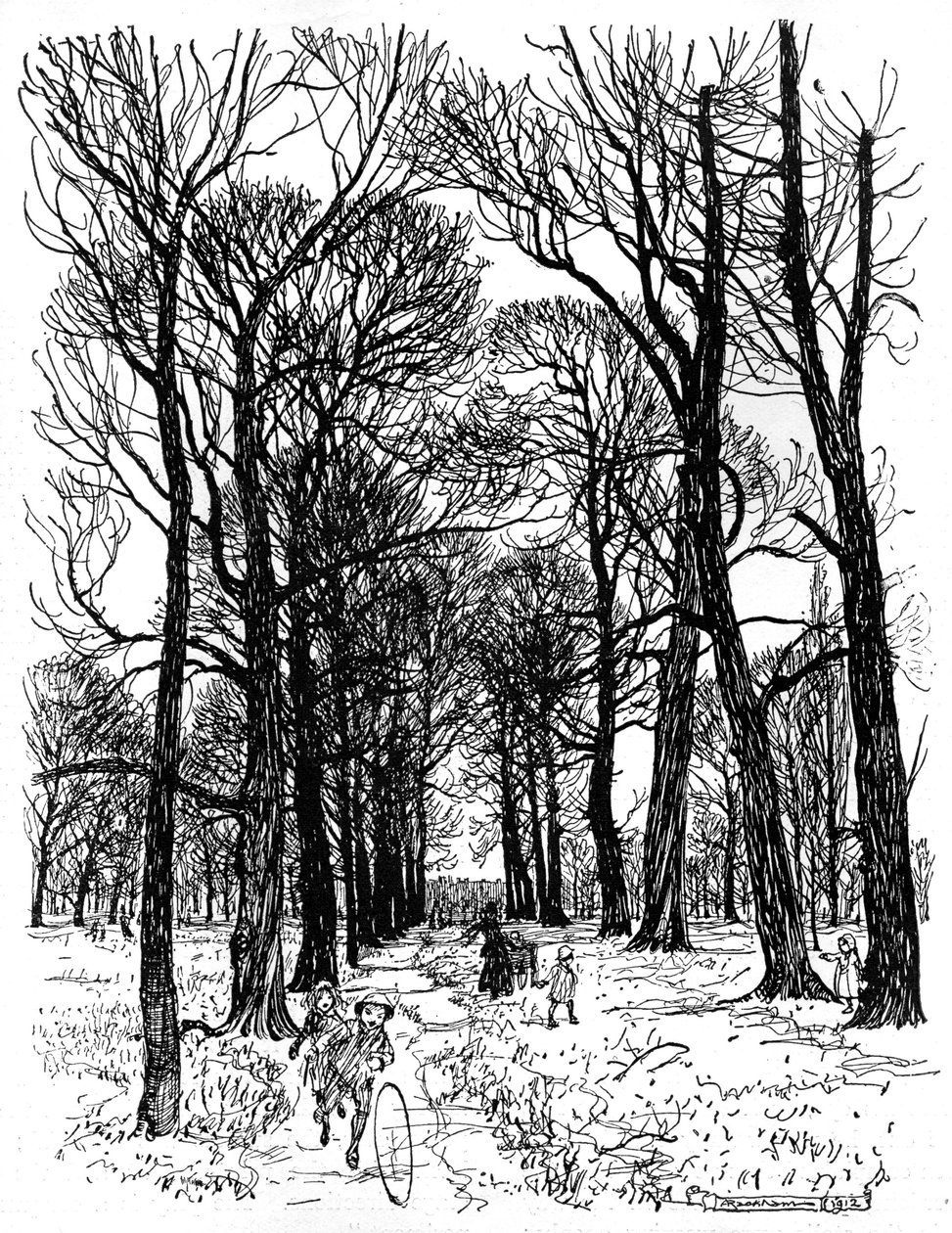 Peter Pan i Kensington Gardens av Arthur Rackham