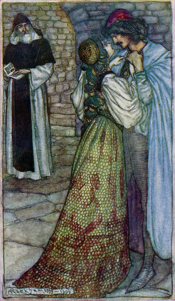 Romeo og Julie av William Shakespeare av Arthur Rackham