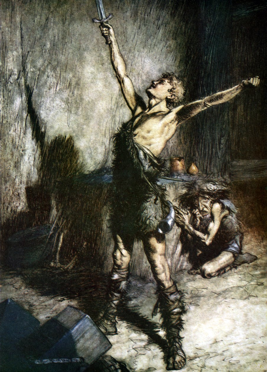 Siegfried av Arthur Rackham
