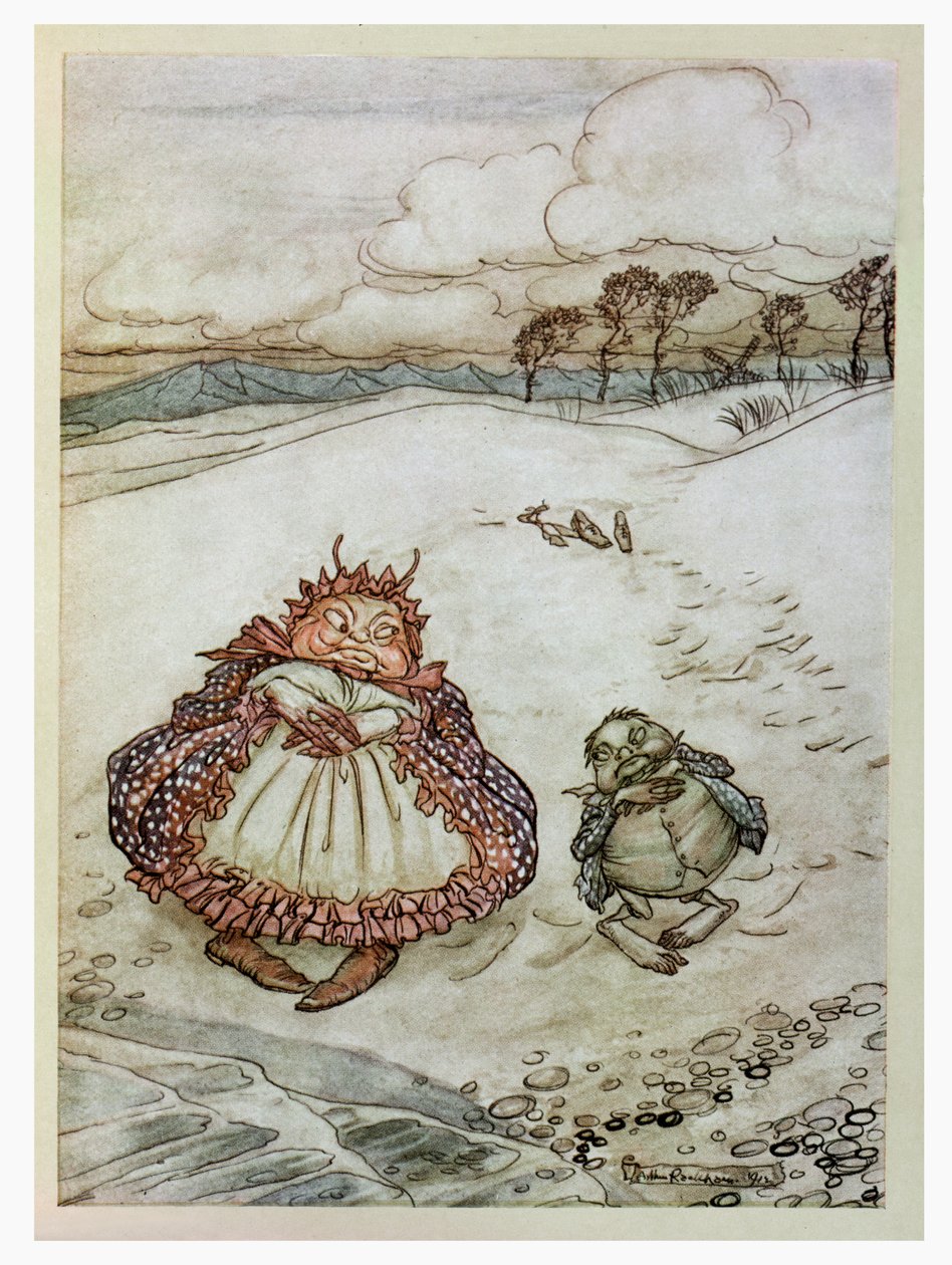 The Crab and his Mother, illustrasjon fra 