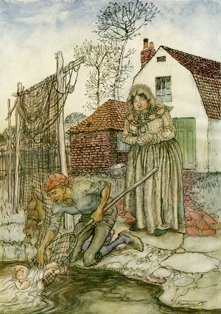 Fisken og ringen av Arthur Rackham