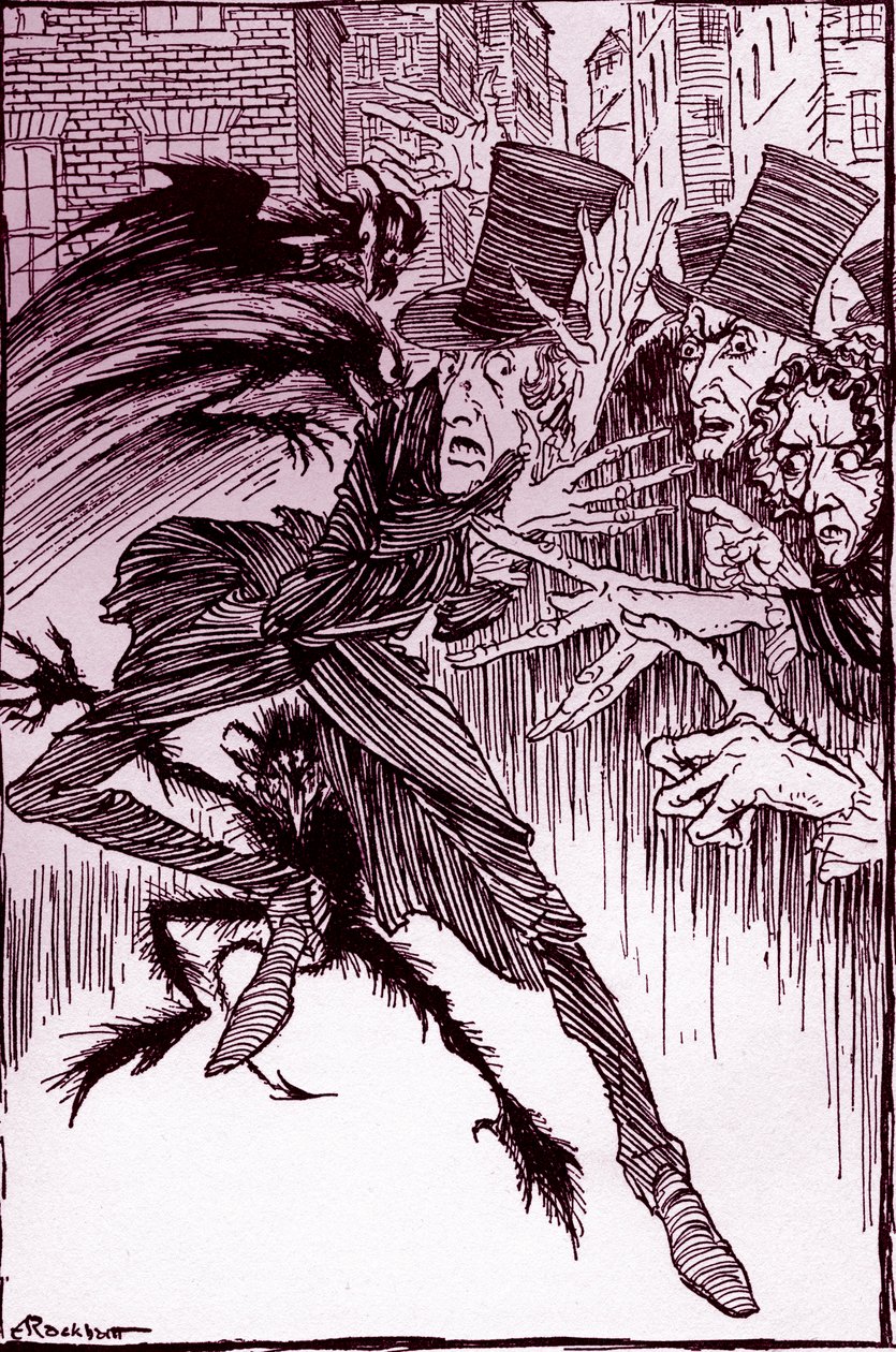 The Imp of the Perverse av Edgar Allan Poe av Arthur Rackham