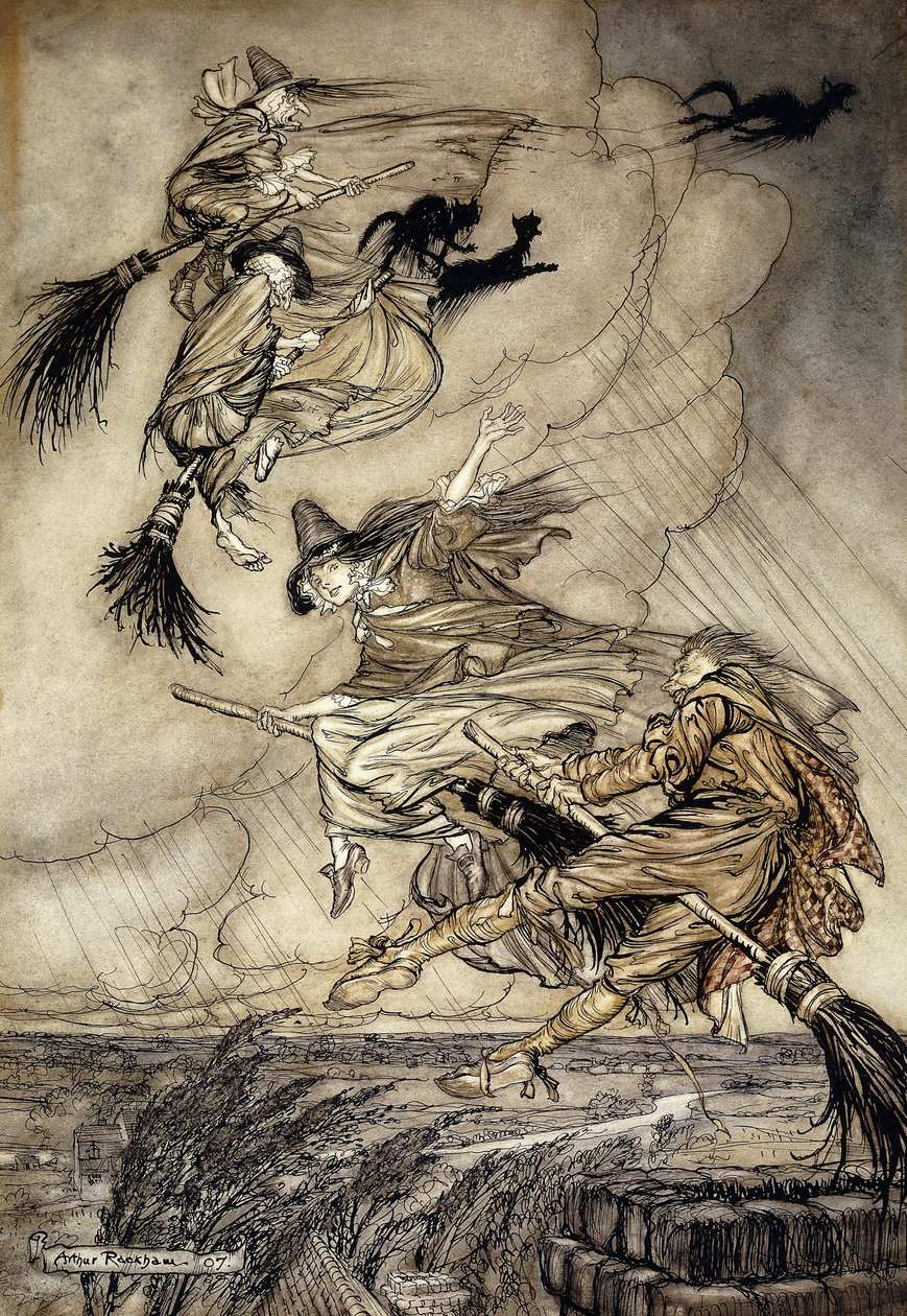 The Ingoldsby Legends: Frontispice, av Arthur Rackham