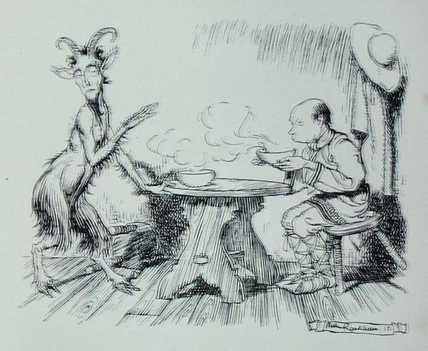 The Man and the Goat, illustrasjon fra 
