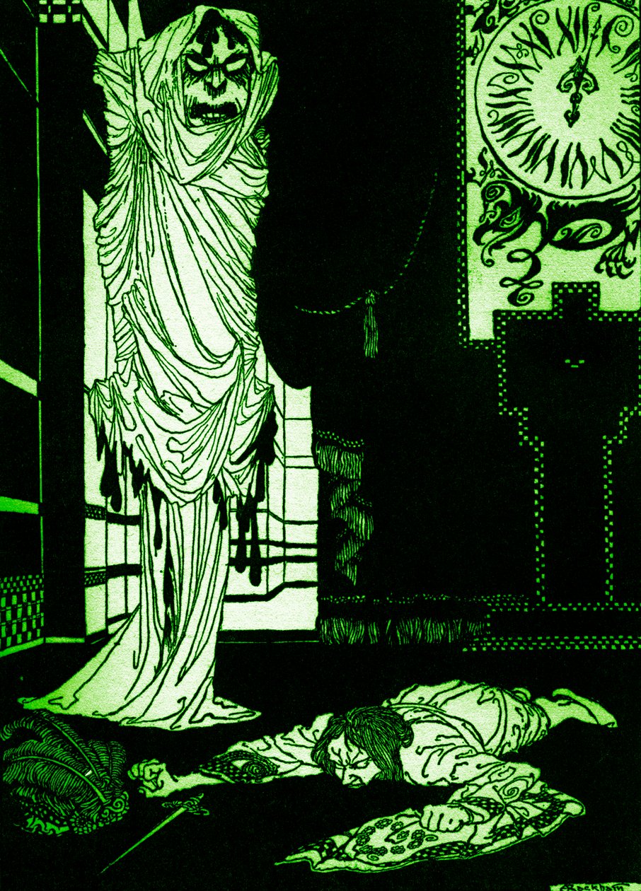 "The Masque of the Red Death" av Edgar Allan Poe av Arthur Rackham
