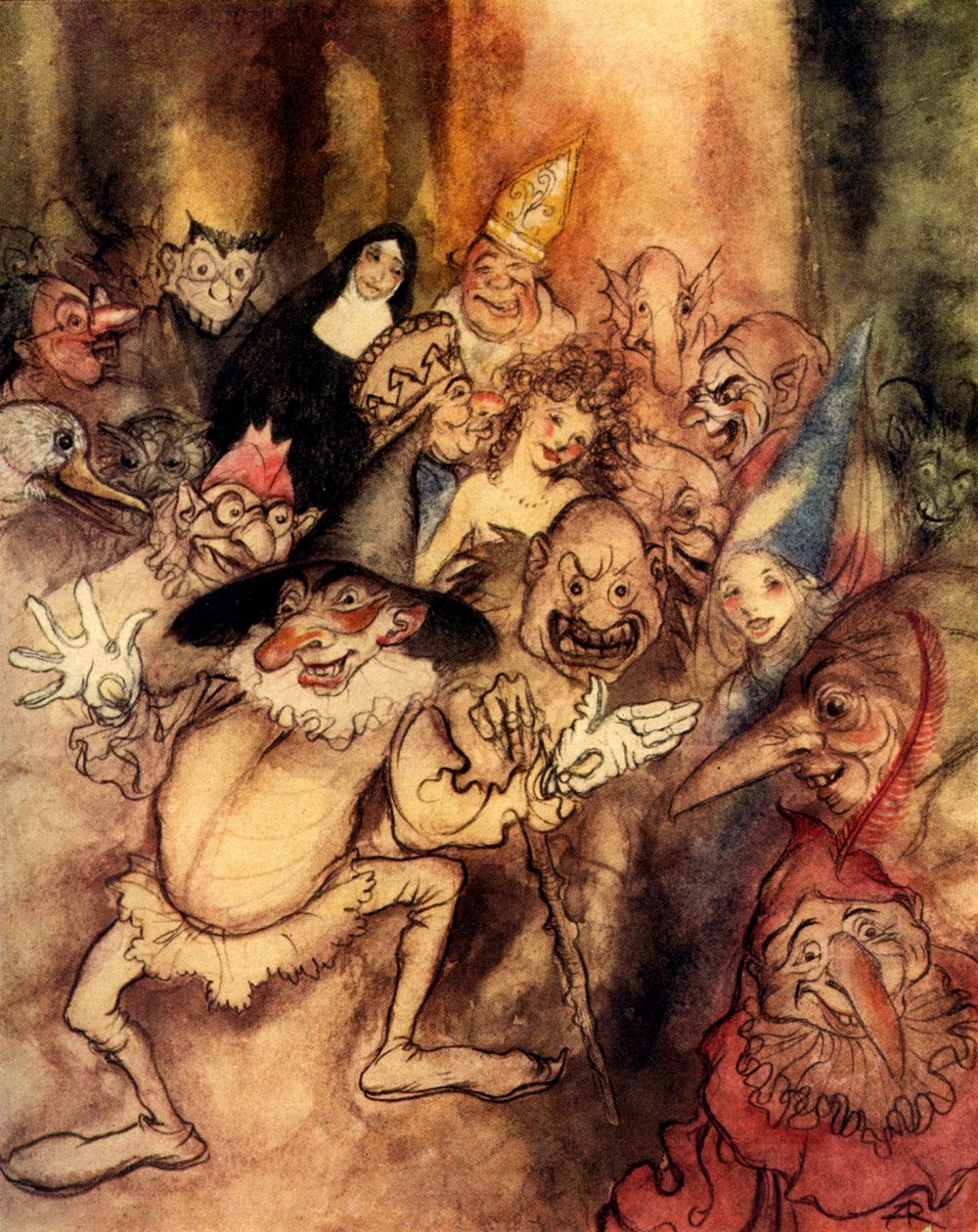 The Masque of the Red Death av Edgar Allan Poe av Arthur Rackham